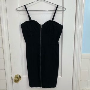 Front zip up dress